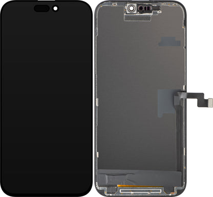 Οθόνη με Αφή ZY για Apple iPhone 16 Pro Max, με Πλαίσιο, Έκδοση LCD In-Cell IC Movable, Μαύρη