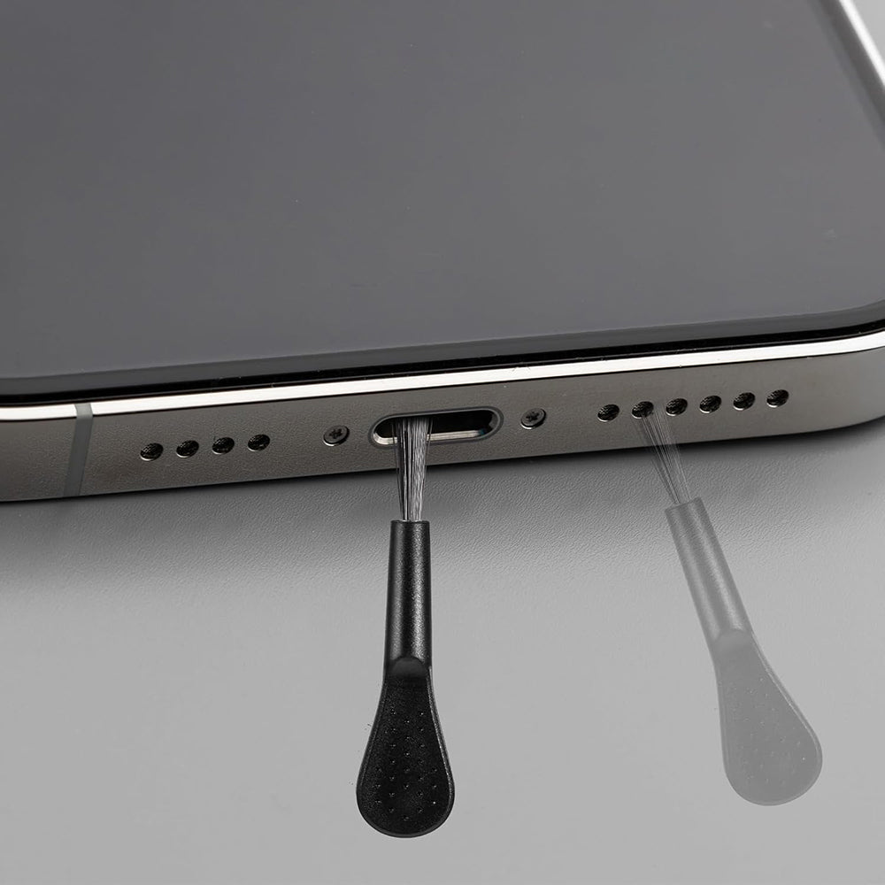 Βύσμα Αντισκονικό Θύρας Τηλεφώνου Techsuit AD1, USB-C, Σετ 4 τεμαχίων, Μαύρο