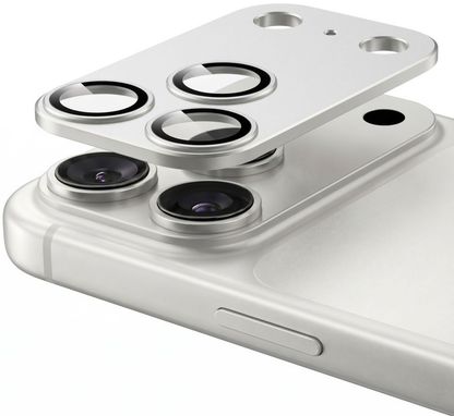 Προστατευτική μεμβράνη κάμερας πίσω Tech-Protect CamFull Fit+ για Apple iPhone 18 Pro, ασφαλισμένο γυαλί, ασημί