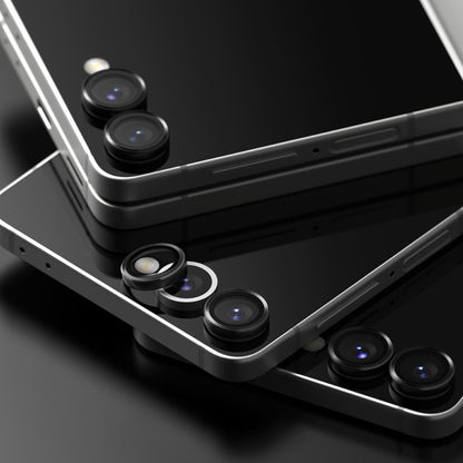 Προστατευτική Μεμβράνη Κάμερας Πίσω Ringke για Samsung Galaxy Z Flip7 F766, Ενισχυμένο Γυαλί, Σετ 2 τεμαχίων, Μαύρη