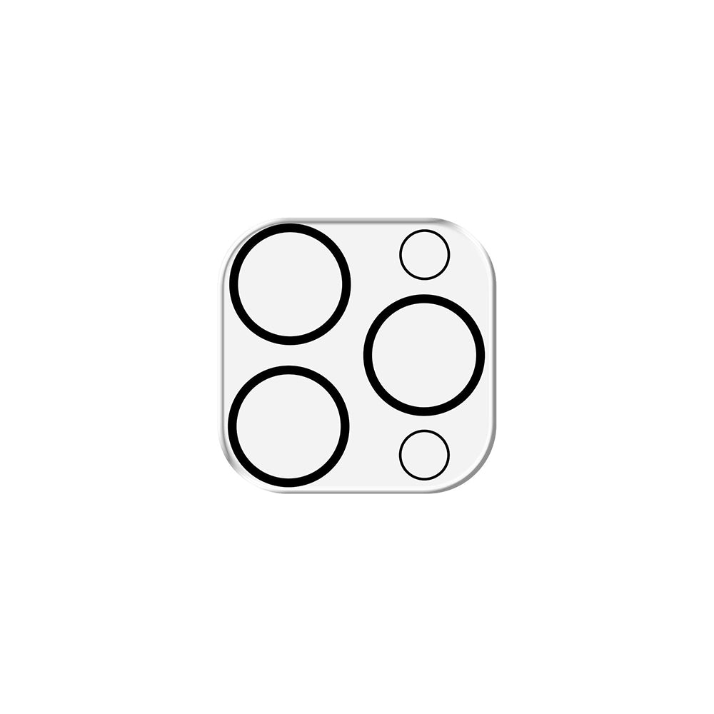 Προστατευτική μεμβράνη κάμερας πίσω 3MK Pro Full Cover για Apple iPhone 16 Pro Max / 16 Pro, Ενισχυμένο γυαλί, Μαύρο