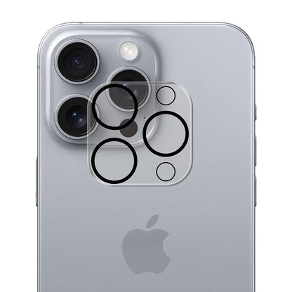Προστατευτική μεμβράνη κάμερας πίσω 3MK Pro Full Cover για Apple iPhone 16 Pro Max / 16 Pro, Ενισχυμένο γυαλί, Μαύρο