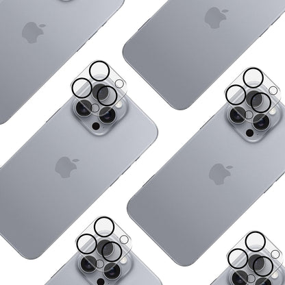Προστατευτική Μεμβράνη Κάμερας Πίσω 3MK Pro Full Cover για Apple iPhone 17 Pro, Ενισχυμένο Γυαλί, Μαύρη