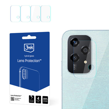 Προστατευτική μεμβράνη πίσω κάμερας 3MK Protection για Honor 200 Lite, ευέλικτο γυαλί, σετ 4 τεμαχίων, διαφανές
