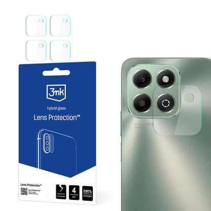 Προστατευτική μεμβράνη πίσω κάμερας 3MK Protection για Honor X6b, ευέλικτο γυαλί, σετ 4 τεμαχίων, διαφανές