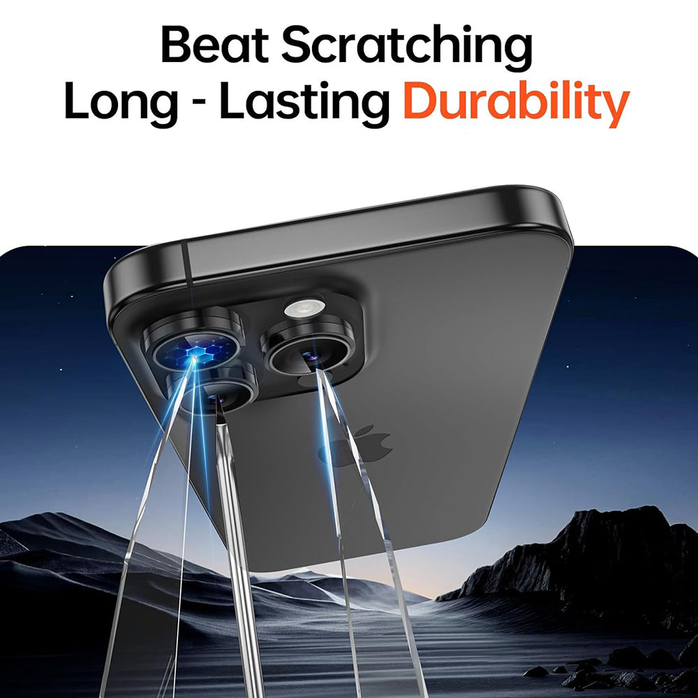 Προστατευτική Μεμβράνη Κάμερας Πίσω 3MK Protection Pro για Apple iPhone 17 Pro Max / 17 Pro, Ενισχυμένο Γυαλί, Ασημί