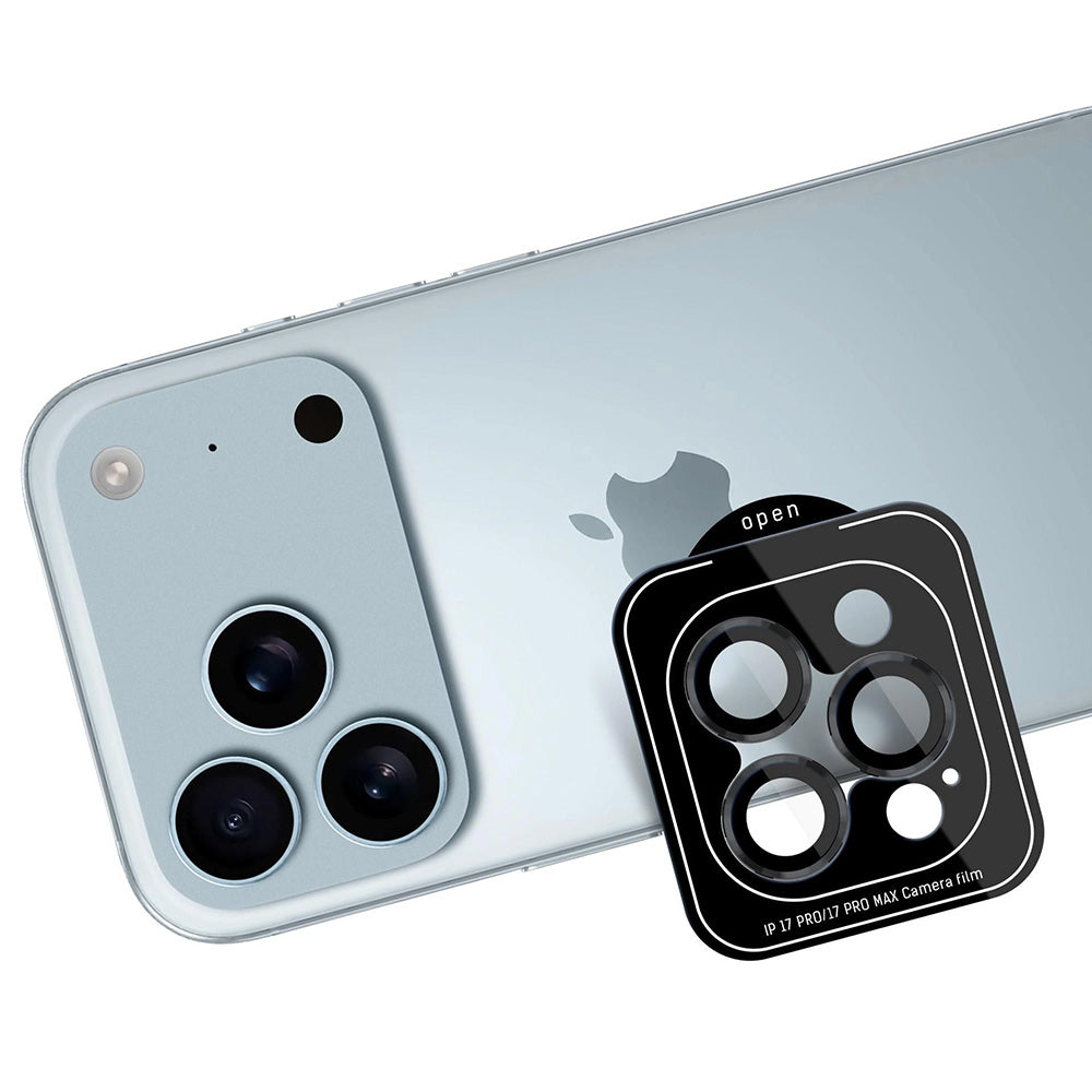 Προστατευτική Μεμβράνη Κάμερας Πίσω 3MK Protection Pro για Apple iPhone 17 Pro Max / 17 Pro, Ενισχυμένο Γυαλί, Μαύρη