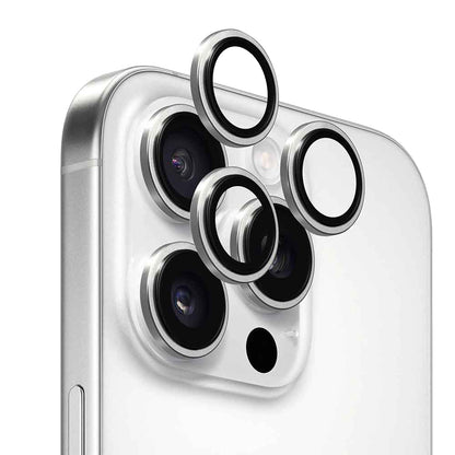 Προστατευτική μεμβράνη πίσω κάμερας Anank AR για Apple iPhone 16 Pro Max / 16 Pro, Ενισχυμένο γυαλί, Ασημί