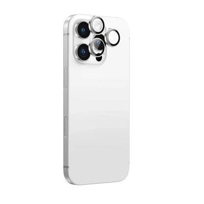 Προστατευτική μεμβράνη πίσω κάμερας Anank AR για Apple iPhone 16 Pro Max / 16 Pro, Ενισχυμένο γυαλί, Ασημί