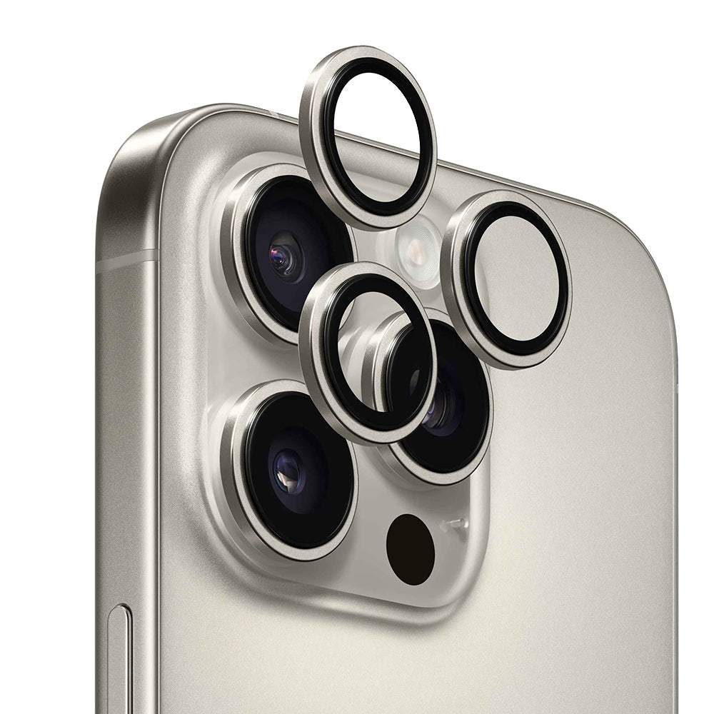 Προστατευτική μεμβράνη πίσω κάμερας Anank AR για Apple iPhone 16 Pro Max / 16 Pro, Ενισχυμένο γυαλί, Μεταλλικό γκρι