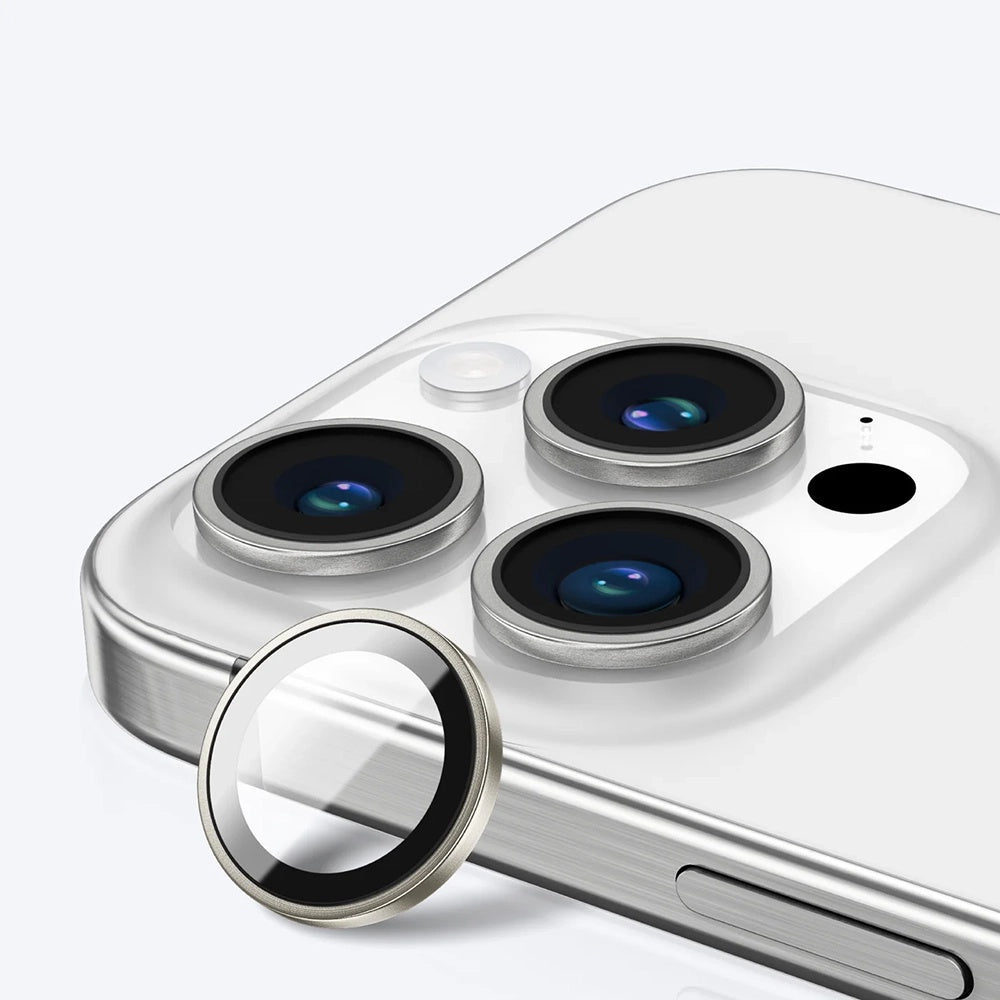 Προστατευτική μεμβράνη πίσω κάμερας Anank AR για Apple iPhone 16 Pro Max / 16 Pro, Ενισχυμένο γυαλί, Μεταλλικό γκρι