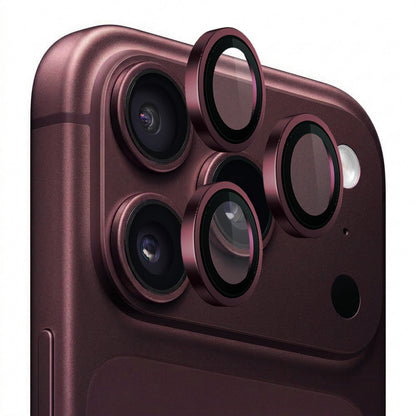 Blueo 99 Anti-Reflective HD Rear Camera Protector for Apple iPhone 18 Pro / 18 Pro Max, Tempered Glass, Burgundy