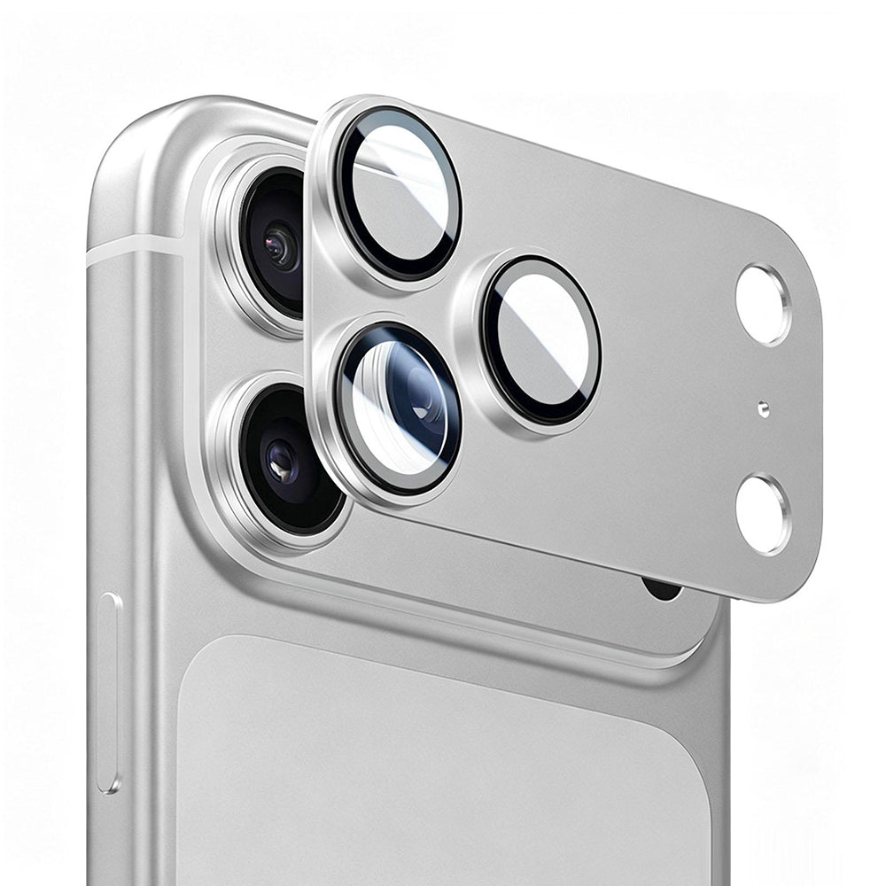 Προστατευτικό κάμερας Blueo Integrated Metal για Apple iPhone 17 Pro, Tempered Glass, Ασημί