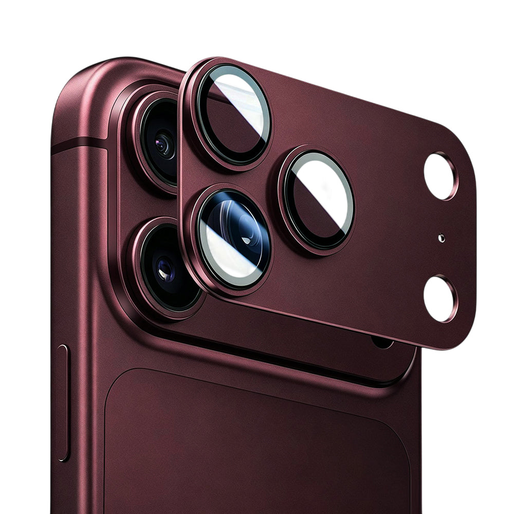 Προστατευτικό κάλυμμα πίσω κάμερας Blueo Integrated Metal για Apple iPhone 18 Pro Max, σκληρυμένο γυαλί, μπορντό