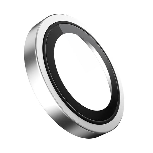 Προστατευτική μεμβράνη για πίσω κάμερα Blueo Metal Frame για Apple iPhone 16 Pro Max / 16 Pro, Ενισχυμένο γυαλί, Ασημί