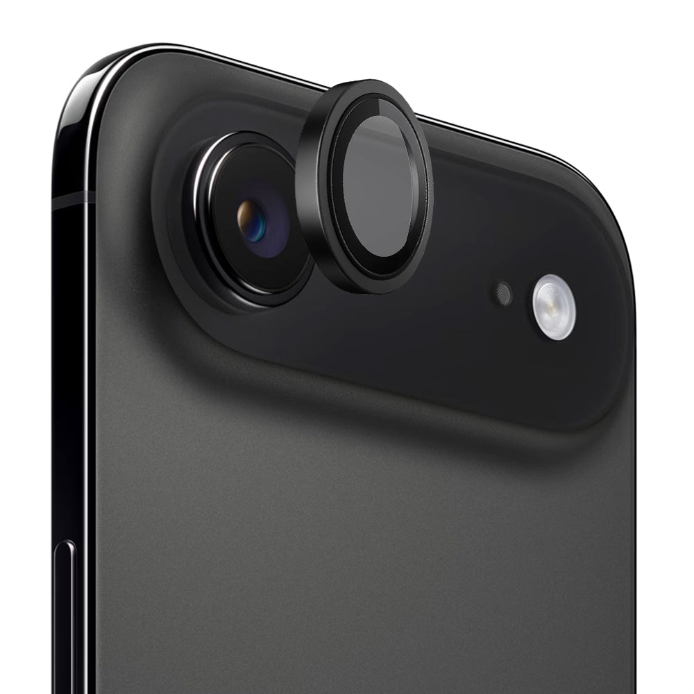Προστατευτική Μεμβράνη Κάμερας Πίσω Blueo Metal Frame για Apple iPhone 17 Air, Ενισχυμένο Γυαλί, Μαύρη