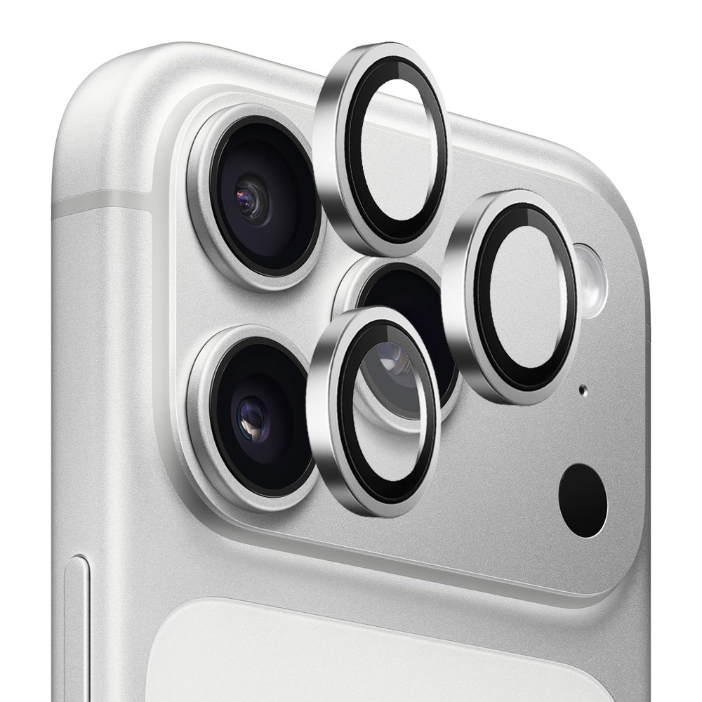 Προστατευτική Μεμβράνη Κάμερας Πίσω Blueo Metal Frame για Apple iPhone 17 Pro Max / 17 Pro, Ενισχυμένο Γυαλί, Ασημί