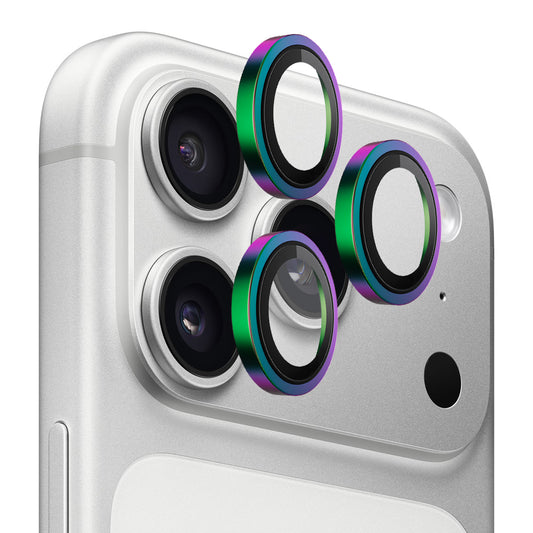 Προστατευτική Μεμβράνη Κάμερας Πίσω Blueo Metal Frame για Apple iPhone 17 Pro Max / 17 Pro, Ενισχυμένο Γυαλί, Πολύχρωμη