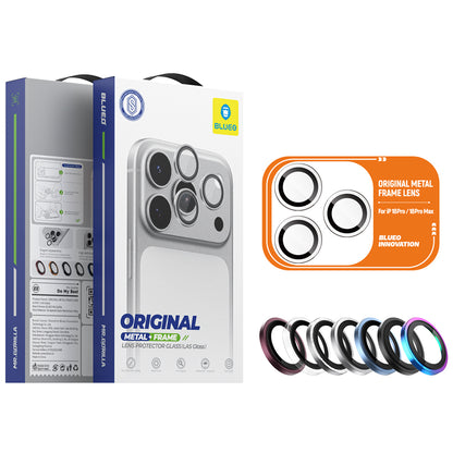 Προστατευτικό κάλυμμα πίσω κάμερας Blueo Metal Frame για Apple iPhone 18 Pro / 18 Pro Max, σκληρυμένο γυαλί, μπορντό