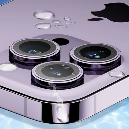 Προστατευτική μεμβράνη πίσω κάμερας Blueo Sapphire Crystal για Apple iPhone 14 Pro Max / 14 Pro, Ασφαλισμένο γυαλί, Μωβ