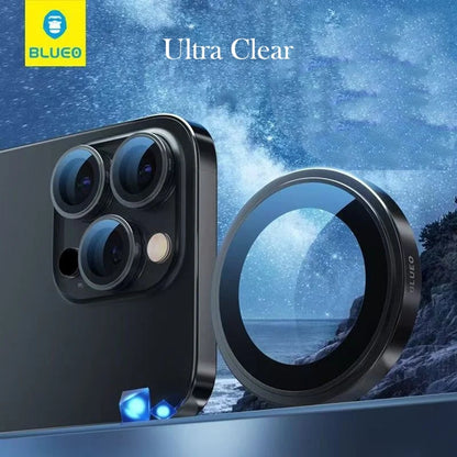 Προστατευτική μεμβράνη πίσω κάμερας Blueo Sapphire Crystal για Apple iPhone 14 Pro Max / 14 Pro, Ασφαλισμένο γυαλί, Μωβ