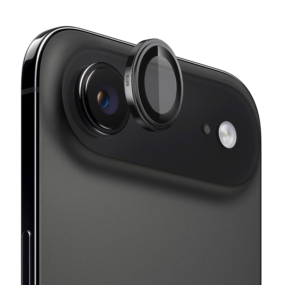 Προστατευτική Μεμβράνη Κάμερας Πίσω Blueo Sapphire Crystal για Apple iPhone 17 Air, Ενισχυμένο Γυαλί, Μαύρη