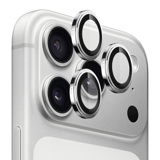 Προστατευτική Μεμβράνη Κάμερας Πίσω Blueo Sapphire Crystal για Apple iPhone 17 Pro Max / 17 Pro, Ενισχυμένο Γυαλί, Ασημί