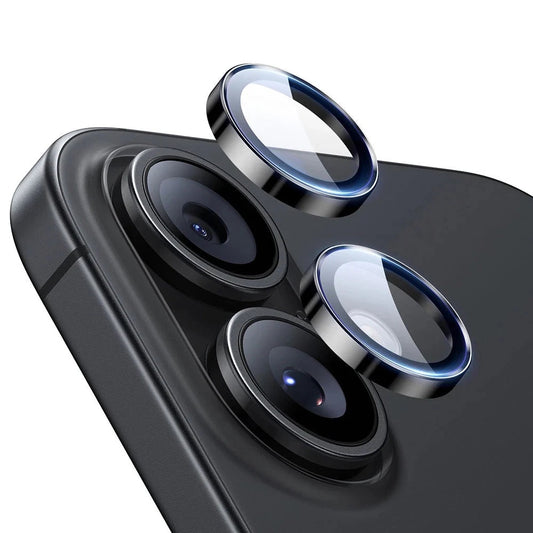 Προστατευτική Μεμβράνη Κάμερας Πίσω ESR Armorite για Apple iPhone 17 / 16 Plus / 16, Ενισχυμένο Γυαλί, Σετ 2 τεμαχίων, Μαύρη