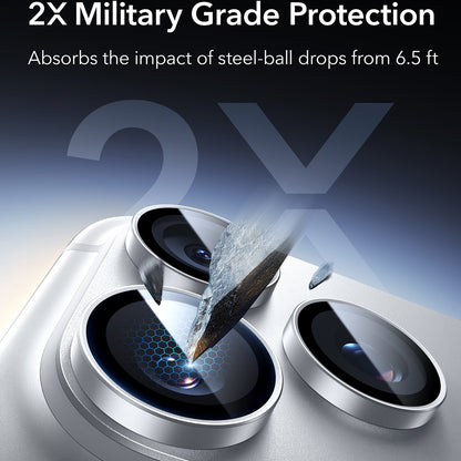 ESR Armorite Rear Camera Protective Film for Apple iPhone 18 Pro / 18 Pro Max, Tempered Glass, Silver