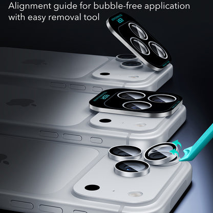 ESR Armorite Rear Camera Protective Film for Apple iPhone 18 Pro / 18 Pro Max, Tempered Glass, Silver