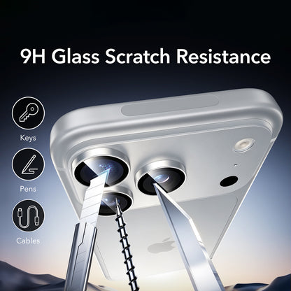 ESR Armorite Rear Camera Protective Film for Apple iPhone 18 Pro / 18 Pro Max, Tempered Glass, Silver