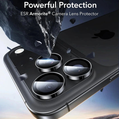 ESR Armorite Rear Camera Protective Film for Apple iPhone 18 Pro / 18 Pro Max, Tempered Glass, Black