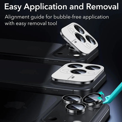 ESR Armorite Rear Camera Protective Film for Apple iPhone 18 Pro / 18 Pro Max, Tempered Glass, Black