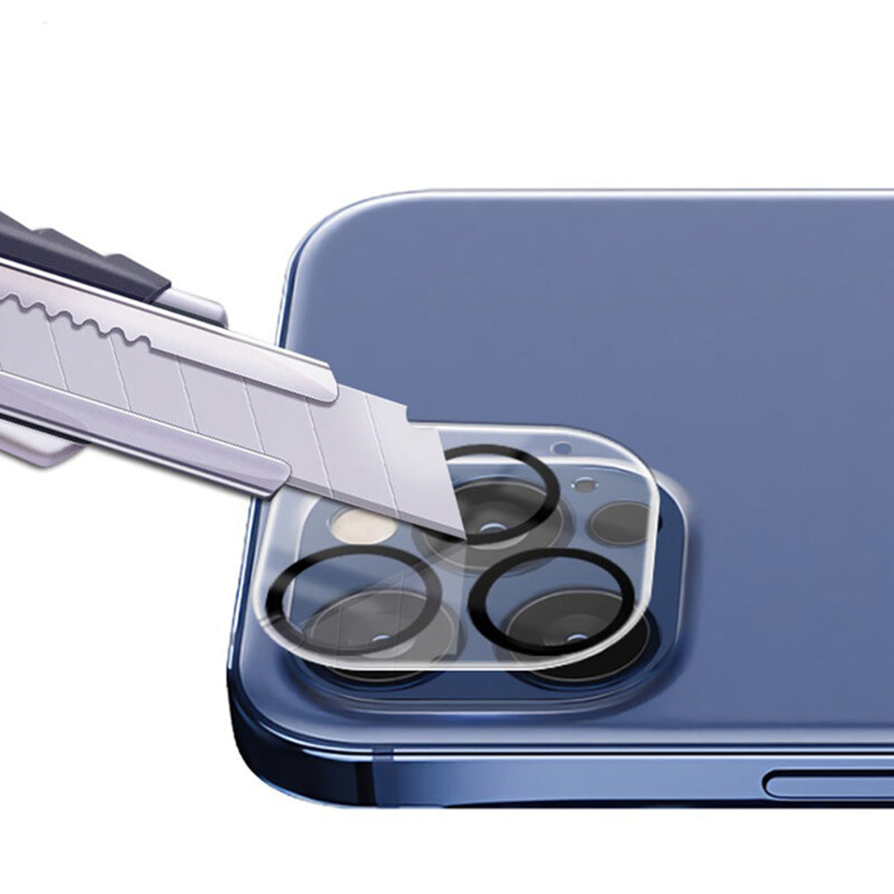 Προστατευτική μεμβράνη πίσω κάμερας Lito S+ για Apple iPhone 14 Pro Max / 14 Pro, Ασφαλισμένο γυαλί, Μαύρο