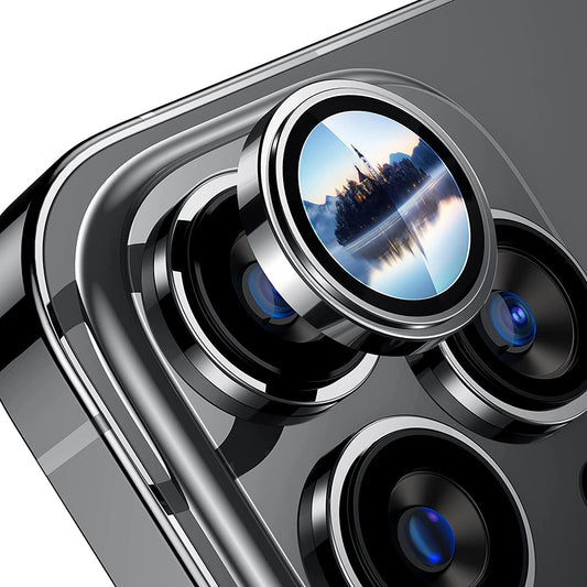 Προστατευτική μεμβράνη πίσω κάμερας Lito S+ για Apple iPhone 14 Pro, Ασφαλισμένο γυαλί, Ασημί