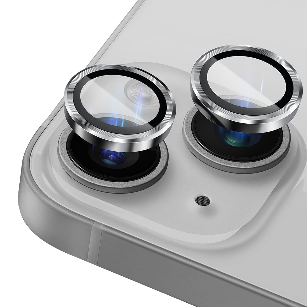 Προστατευτική μεμβράνη πίσω κάμερας Lito S+ για Apple iPhone 14, Ασφαλισμένο γυαλί, Ασημί