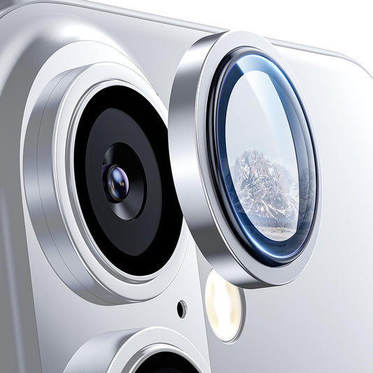 Προστατευτική μεμβράνη πίσω κάμερας Lito S+ για Apple iPhone 16 Plus / 16, Ασφαλισμένο γυαλί, Ασημί