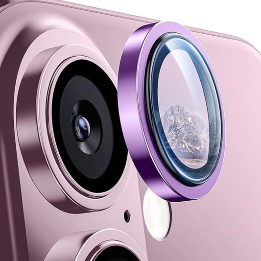 Προστατευτική μεμβράνη πίσω κάμερας Lito S+ για Apple iPhone 16 Plus / 16, Ασφαλισμένο γυαλί, Ροζ