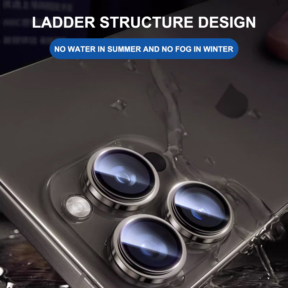 Προστατευτική μεμβράνη κάμερας πίσω Lito Titanium AR για Apple iPhone 18 Pro / 18 Pro Max, Ασφαλισμένο γυαλί, Ασημί
