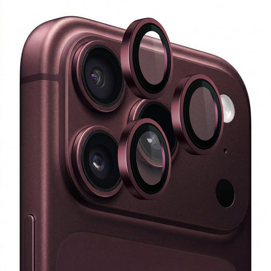 Προστατευτική μεμβράνη κάμερας πίσω Lito Titanium AR για Apple iPhone 18 Pro / 18 Pro Max, Ασφαλισμένο γυαλί, Βυσσινί