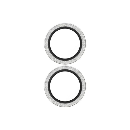 Προστατευτική Μεμβράνη Κάμερας Πίσω PanzerGlass Hoops Glitter για Apple iPhone 17 / 16 Plus / 16, Ενισχυμένο Γυαλί, Ασημί