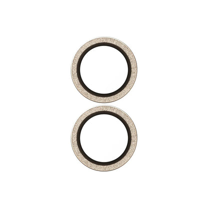 Προστατευτική Μεμβράνη Κάμερας Πίσω PanzerGlass Hoops Glitter για Apple iPhone 17 / 16 Plus / 16, Ενισχυμένο Γυαλί, Χρυσή