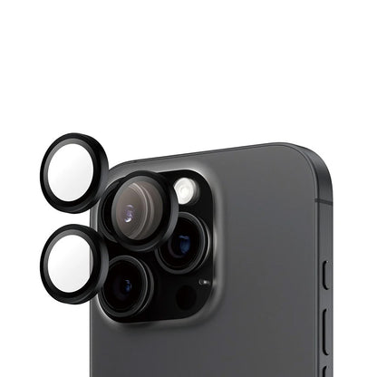 Προστατευτική Μεμβράνη Κάμερας Πίσω PanzerGlass Hoops για Apple iPhone 16 Pro Max / 16 Pro, Ενισχυμένο Γυαλί, Μαύρη