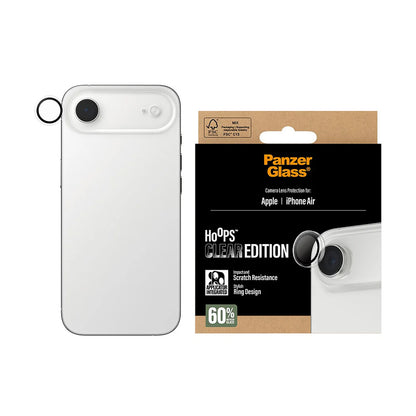 Προστατευτική Μεμβράνη Κάμερας Πίσω PanzerGlass Hoops για Apple iPhone 17 Air, Ενισχυμένο Γυαλί, Διαφανές