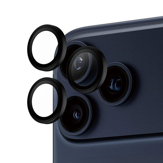 PanzerGlass Hoops Rear Camera Protection Film for Apple iPhone 17 Pro Max / 17 Pro / 16 Pro Max / 16 Pro, Tempered Glass, Black