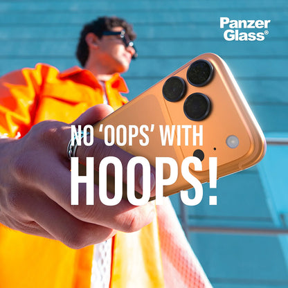 Προστατευτική Μεμβράνη Κάμερας Πίσω PanzerGlass Hoops για Apple iPhone 17 Pro, Ενισχυμένο Γυαλί, Διαφανές
