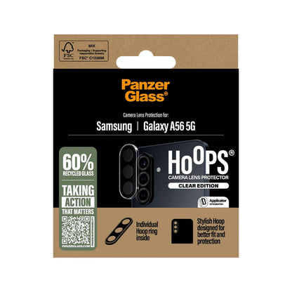Προστατευτική Μεμβράνη Κάμερας Πίσω PanzerGlass Hoops για Samsung Galaxy A56 A566, Ενισχυμένο Γυαλί, Διαφανές