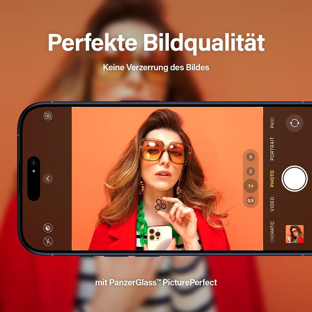 Προστατευτική Μεμβράνη Κάμερας Πίσω PanzerGlass PicturePerfect για Apple iPhone 16 Pro Max / 16 Pro, Ενισχυμένο Γυαλί, Διαφανές