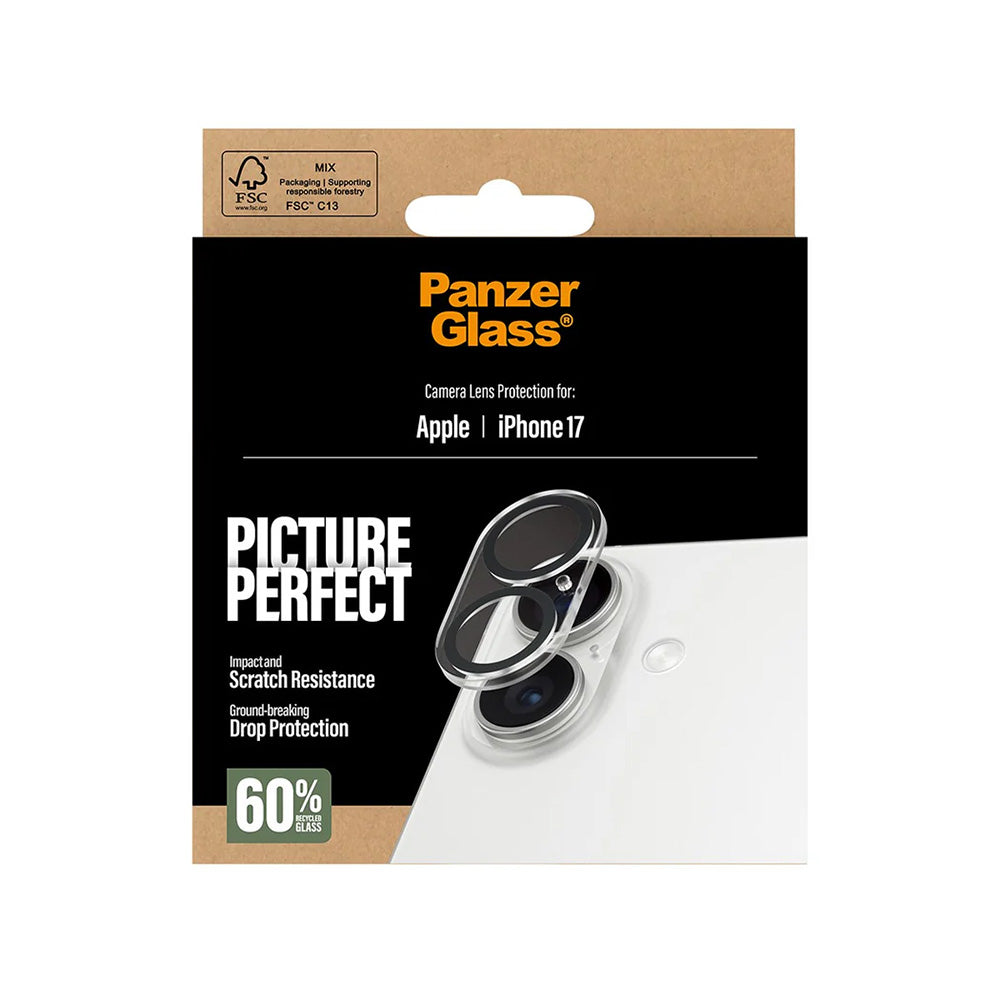 Προστατευτική Μεμβράνη Κάμερας Πίσω PanzerGlass PicturePerfect για Apple iPhone 17, Ενισχυμένο Γυαλί, Διάφανη