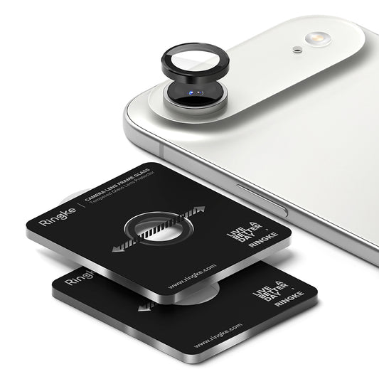 Προστατευτική Μεμβράνη Κάμερας Πίσω Ringke για Apple iPhone 17 Air, Ενισχυμένο Γυαλί, Μαύρη